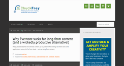 Desktop Screenshot of chuckfrey.com