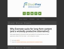 Tablet Screenshot of chuckfrey.com